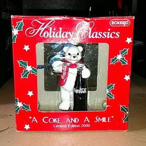 Coke a Cola Christmas tree ornament